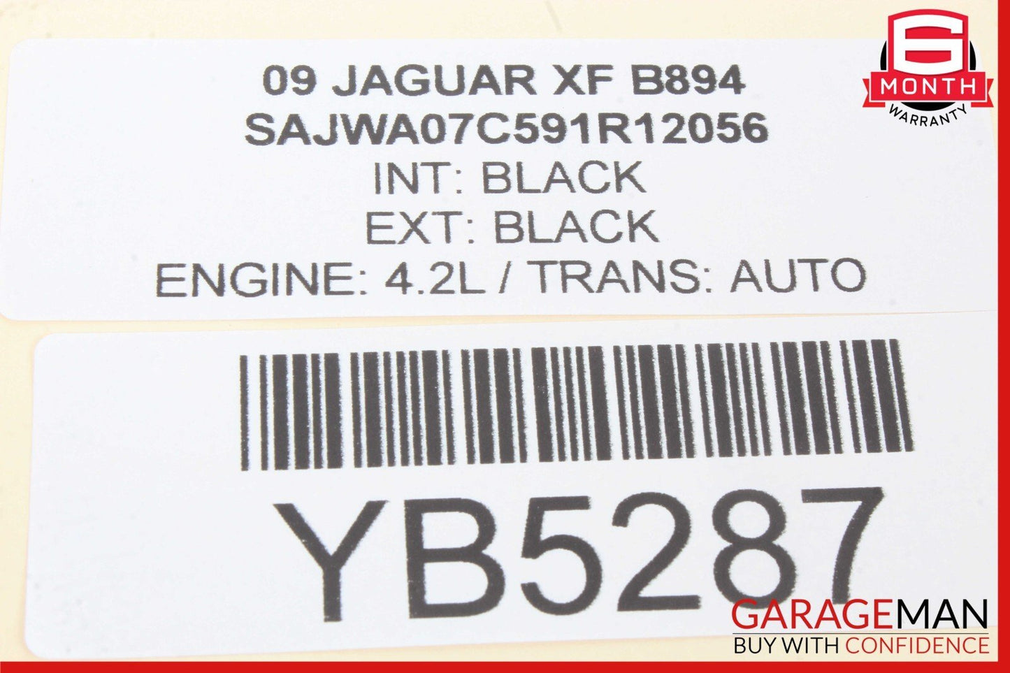 09-11 Jaguar XF Emergency Hazard Door Lock Unlock Switch 8X2311B650AB OEM