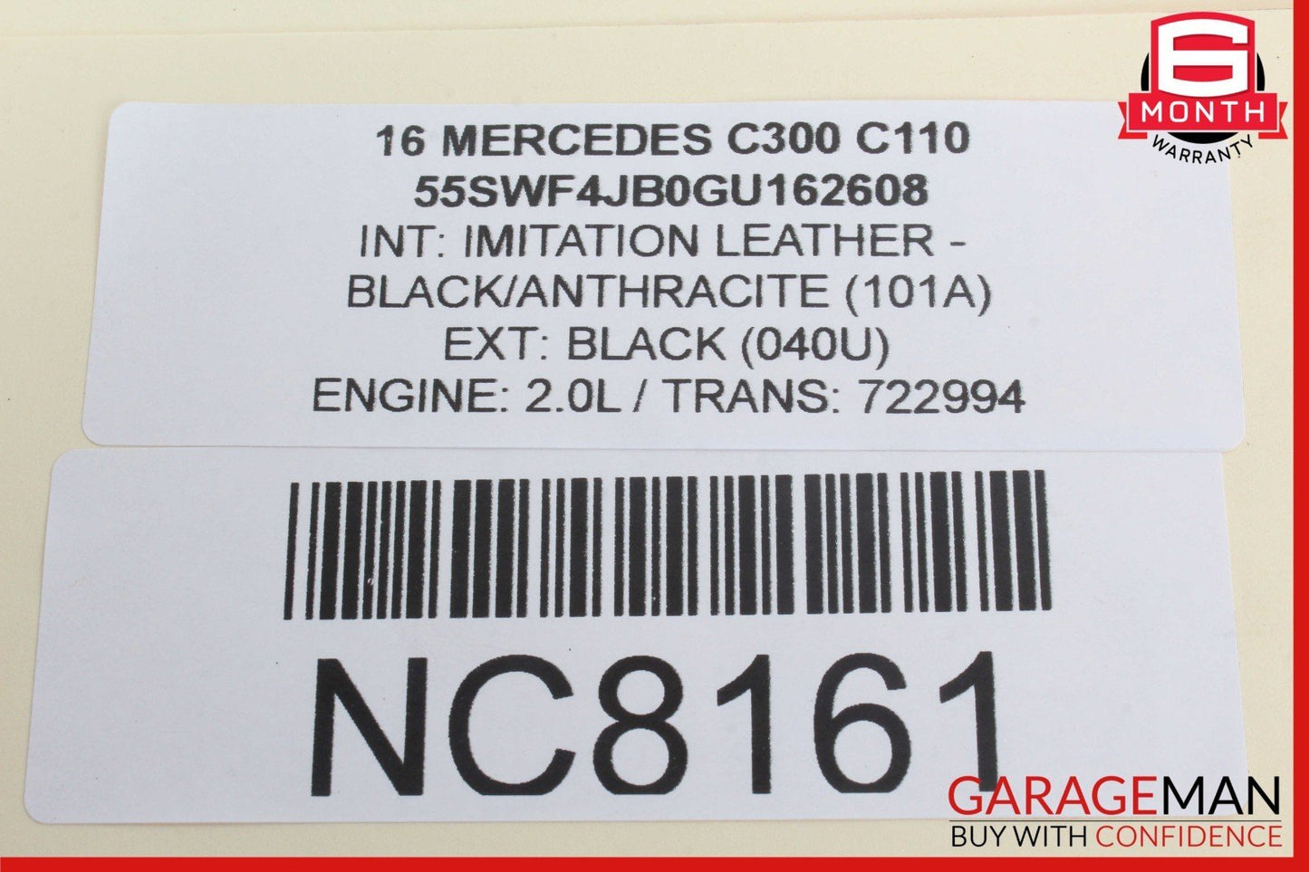 15-20 Mercedes W205 C300 Front Left Driver Side Wishbone Lower Control Arm OEM