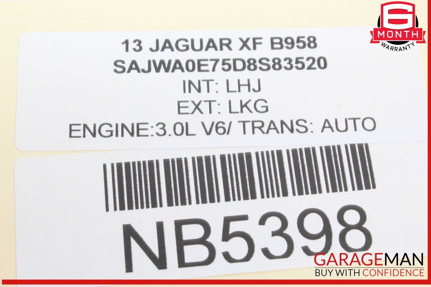 13-15 Jaguar XF XJ Auxiliary Battery Converter Start / Stop Module OEM