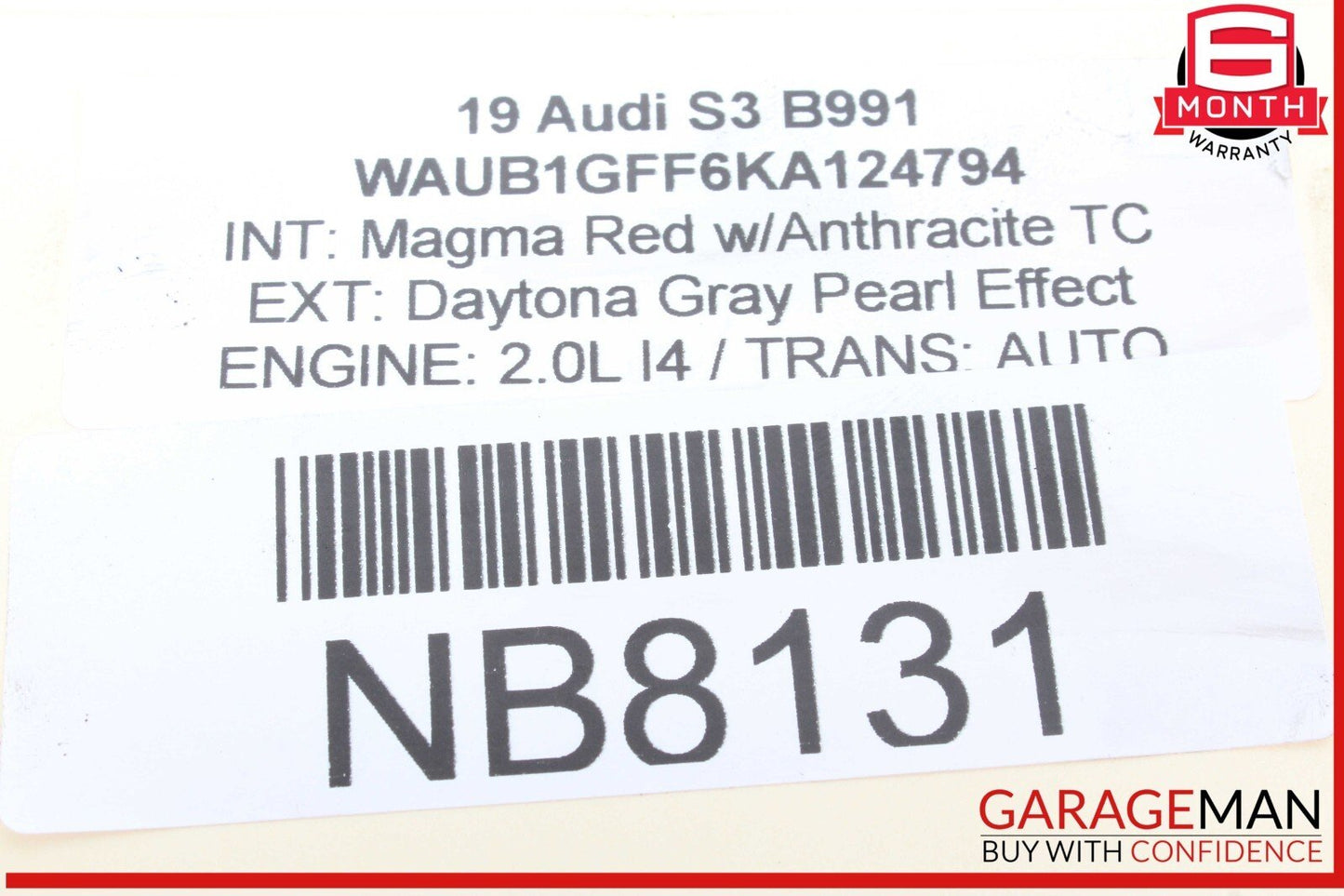 17-20 Audi S3 A3 Transmission Oil Cooler 0GC317019C OEM