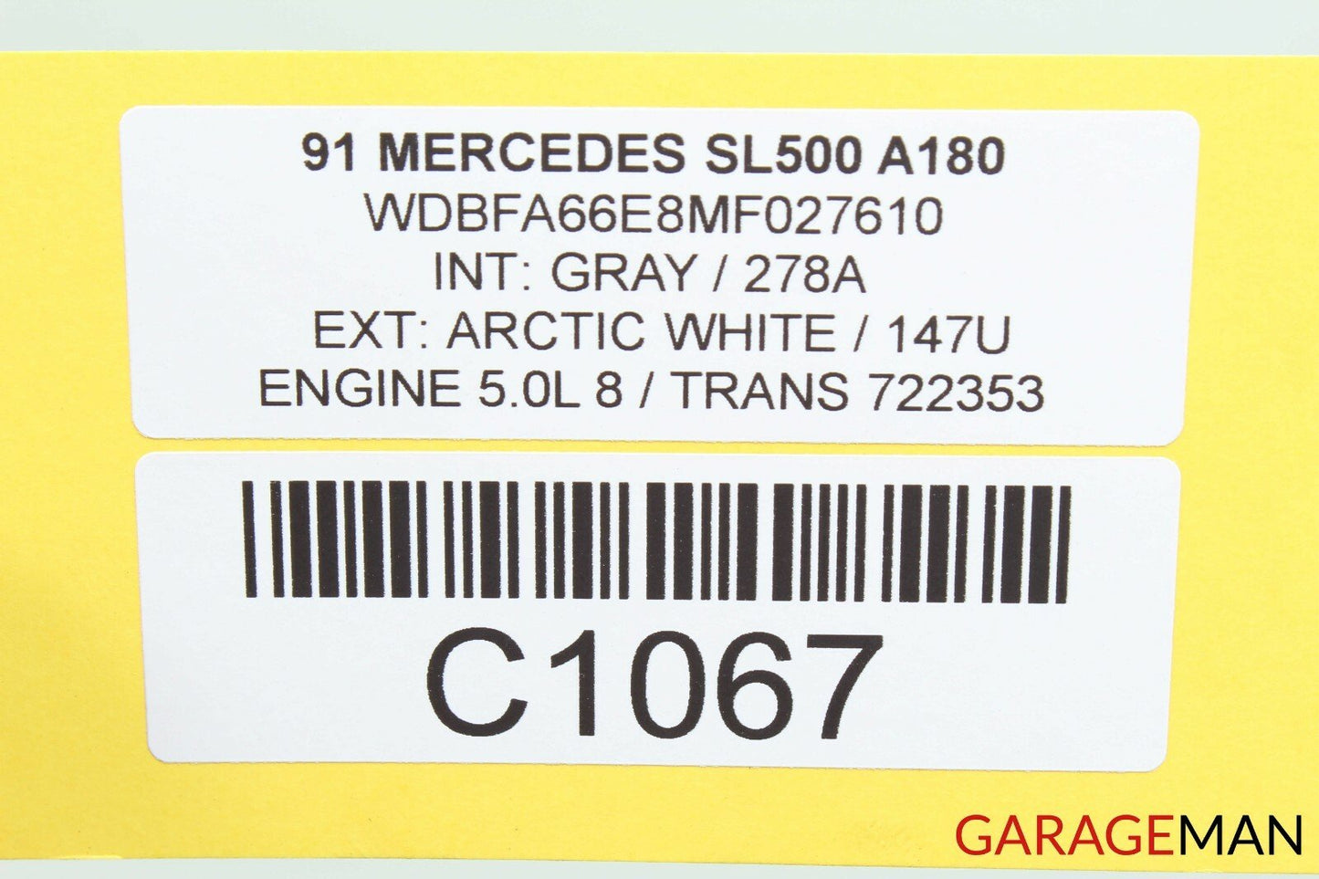 90-02 Mercedes R129 300SL 500SL SL500 Convertible Roll Bar Control Module OEM