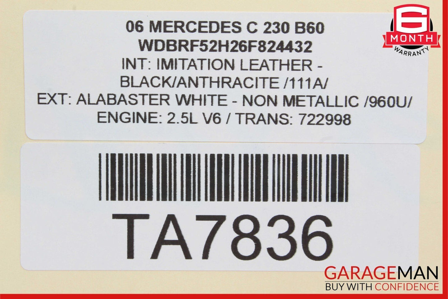 01-07 Mercedes W203 C230 C320 Front Right Door Control Module 2038201285 OEM