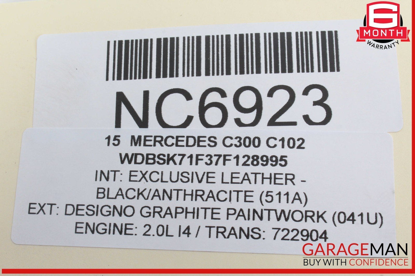 15-20 Mercedes W205 C300 C350e Front Left Side Door Window Regulator Motor OEM