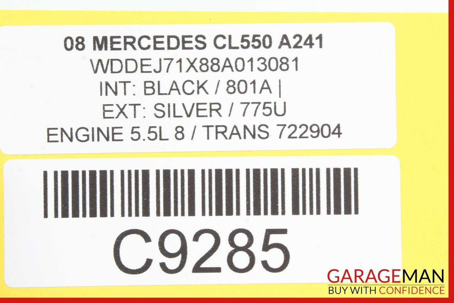 07-09 Mercedes W216 CL550 S550 Information Navigation Display Screen Monitor OEM