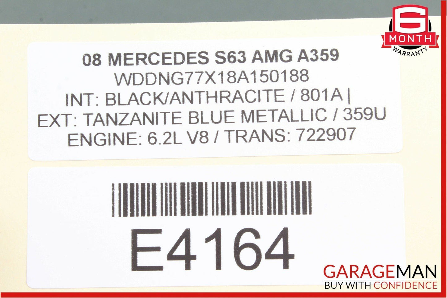 07-13 Mercedes W221 S63 Door Lock Switch Front Left Driver 2218213051 OEM