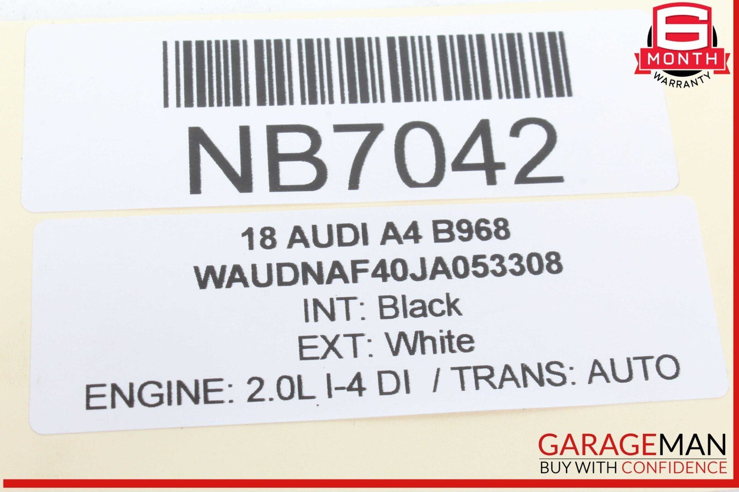 17-24 Audi A4 Front Right Passenger Side Upper Forward Control Arm 8W0407515 OEM