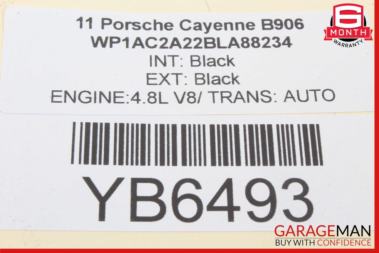 11-18 Porsche Cayenne 958 S Rear Left or Right Side Upper Rearward Control Arm
