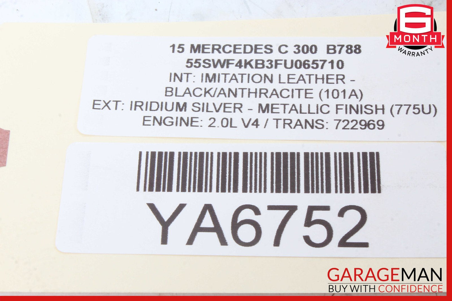 15-19 Mercedes W205 C350e C400 Media Center Dashboard Hazard Control Switch OEM