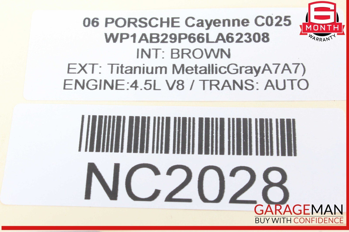 03-10 Porsche Cayenne 955 957 Rear Left or Right Side Upper Rearward Control Arm