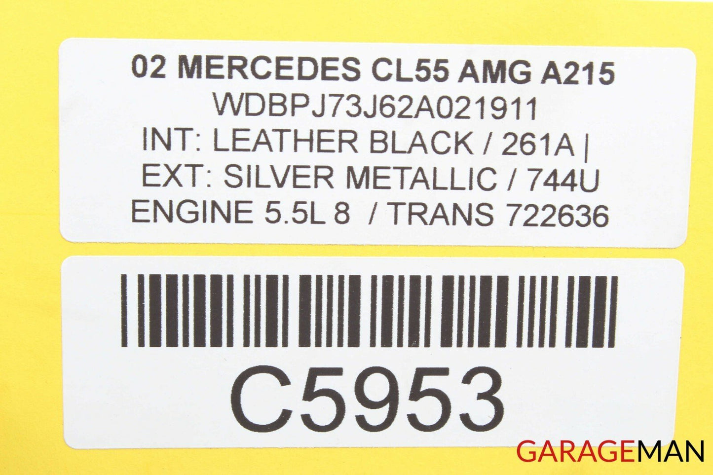 00-02 Mercedes W215 CL500 CL600 CL55 AMG Tow Alarm Module Unit 2158201326 Q06