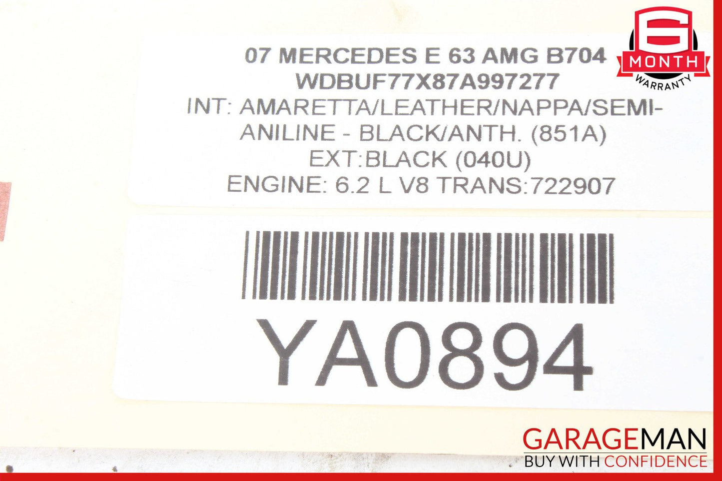 03-11 Mercedes W211 E63 AMG Rear Left or Right Suspension Upper Control Arm