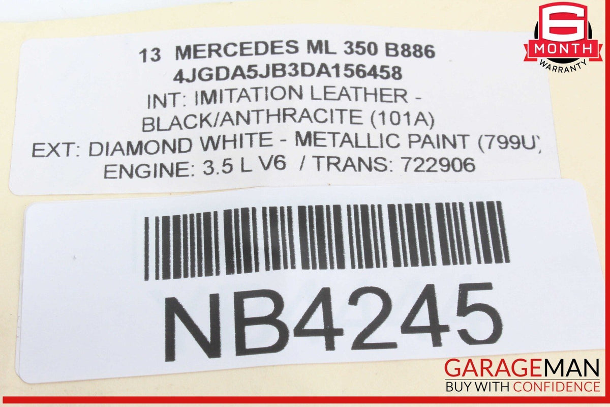 12-15 Mercedes W166 ML350 ML550 Rear Left Door Lock Latch Actuator OEM