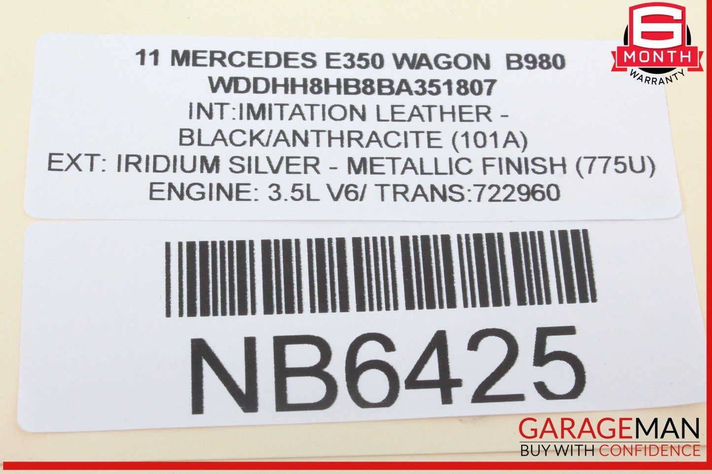 08-18 Mercedes W212 E350 Wagon Rear Left Side Door Control Module OEM