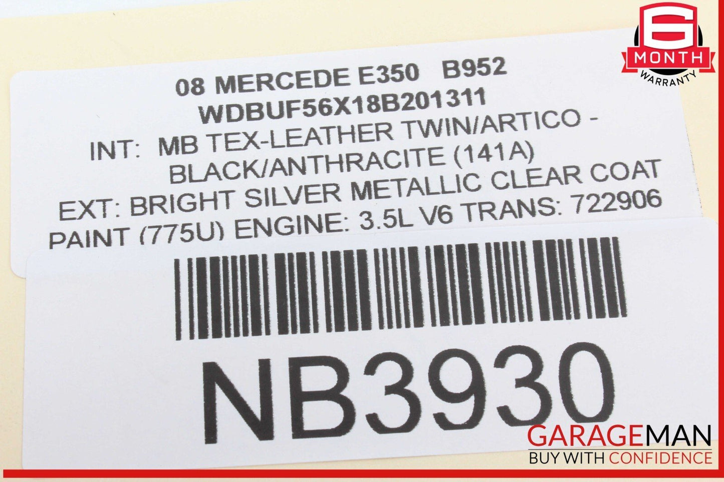 03-09 Mercedes W211 E350 E550 Rear Right Side Door Control Module Unit OEM