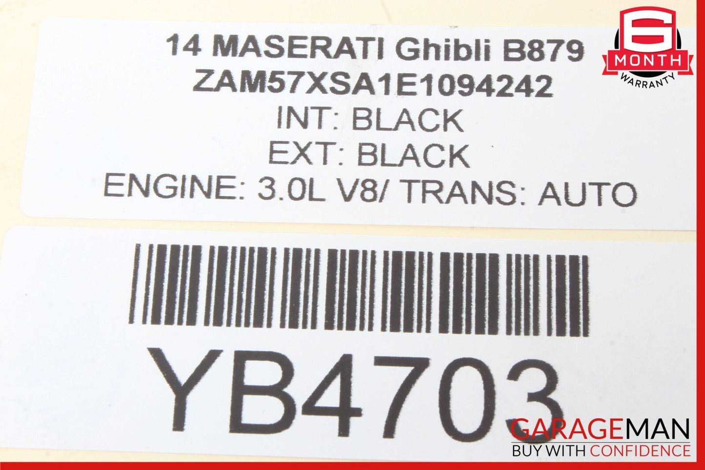 14-17 Maserati Ghibli Rear Right / Left Side Upper Control Arm OEM
