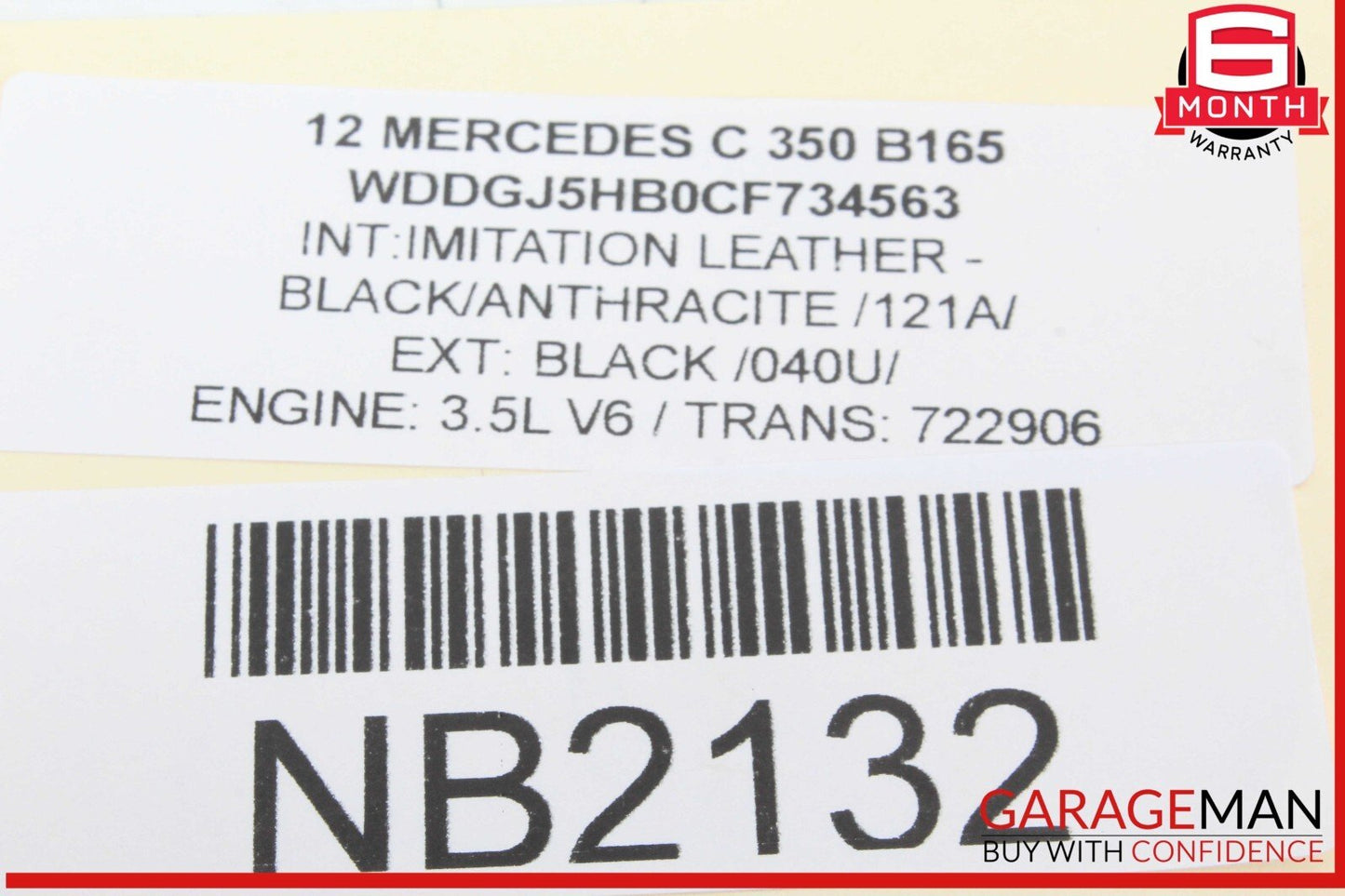 12-14 Mercedes W204 C350 Coupe Front Right Side Seatbelt Seat Belt Retractor OEM