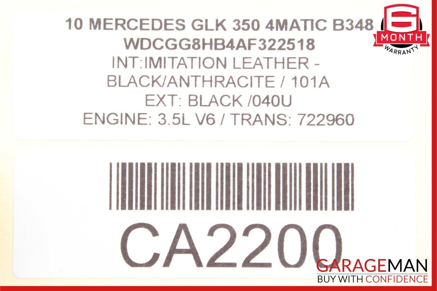 10-15 Mercedes X204 GLK250 GLK350 Rear Tailgate Trunk Lid Latch Lock Actuator