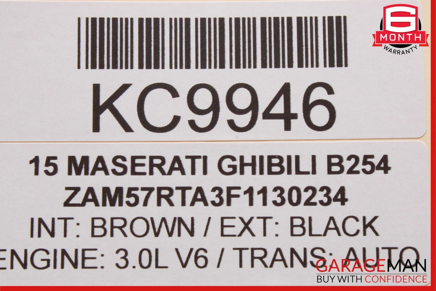 14-17 Maserati Ghibli Front Right Side Seat Adjustment Control Switch Module OEM