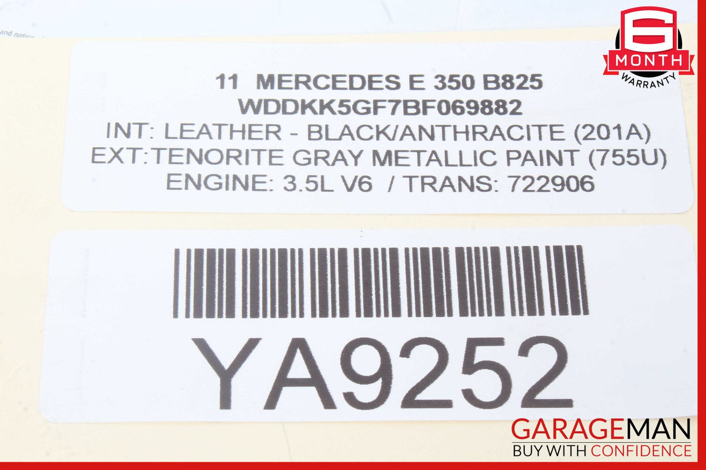 08-18 Mercedes W212 E350 C250 Rear Left / Right Suspension Upper Control Arm OEM