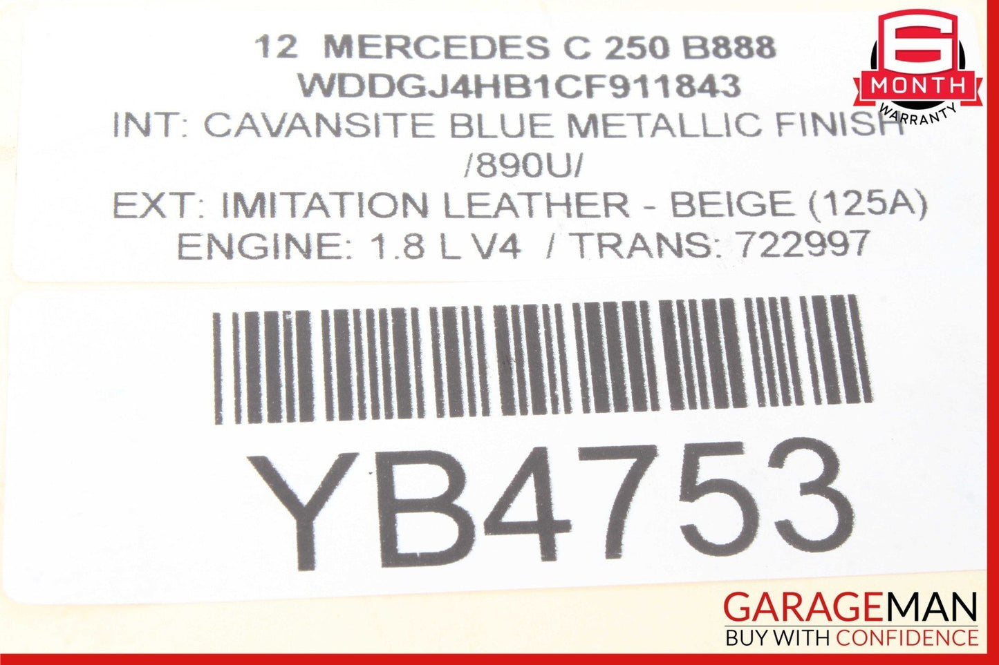 08-14 Mercedes W204 C250 C300 Front Right Side Curved Wishbone Control Arm RWD