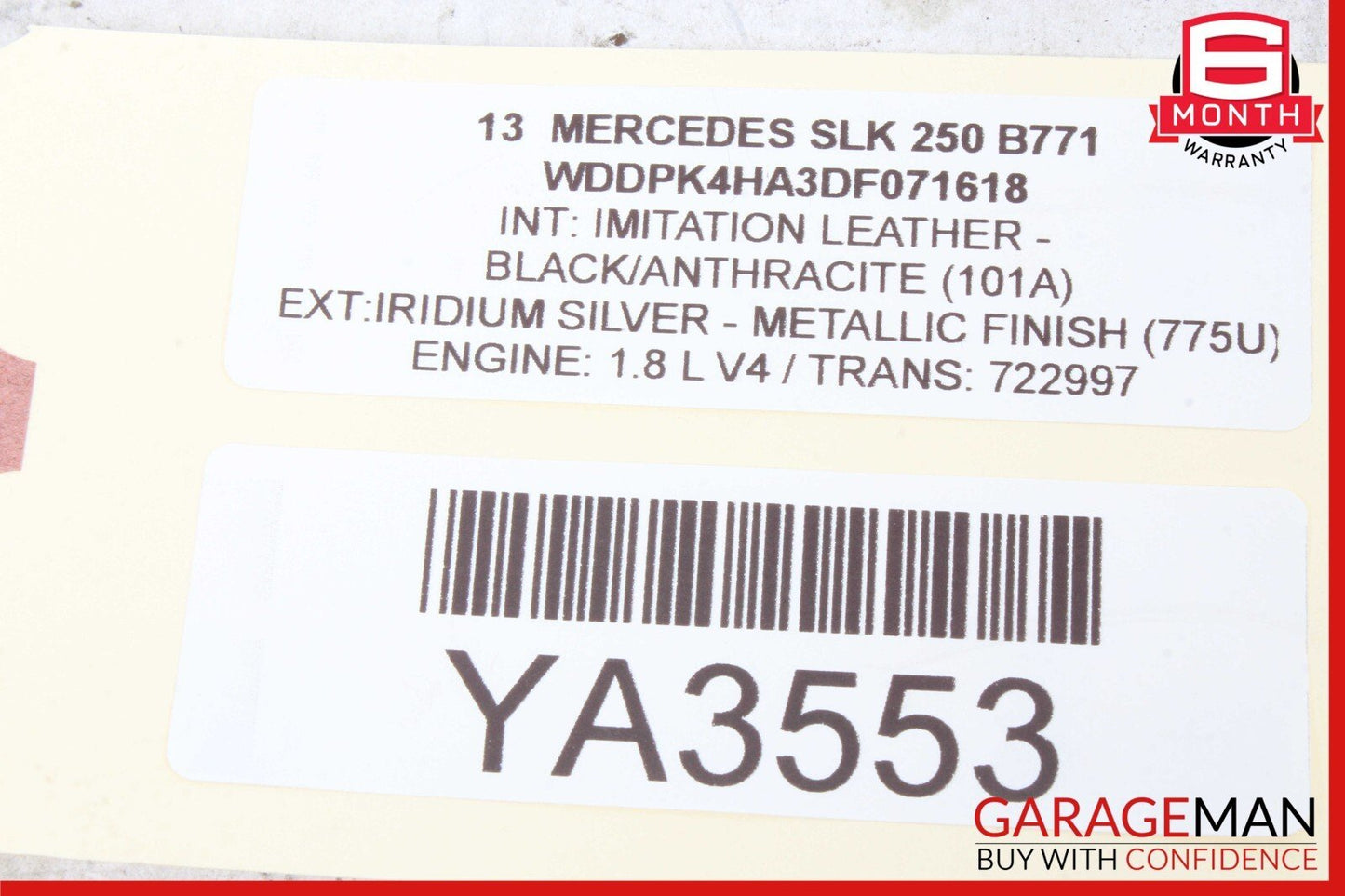 12-20 Mercedes R172 SLK250 SLC300 Convertible Top Roof Control Module Unit