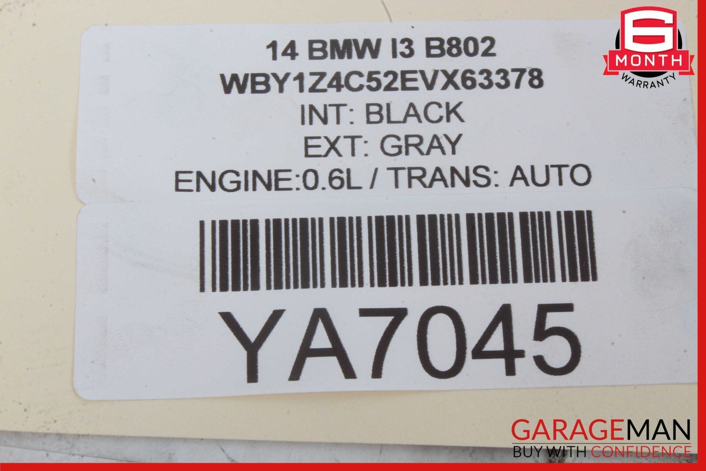 14-21 BMW i3 I01 Hybrid Front Left Bumper Reinforcement Bar Bracket OEM