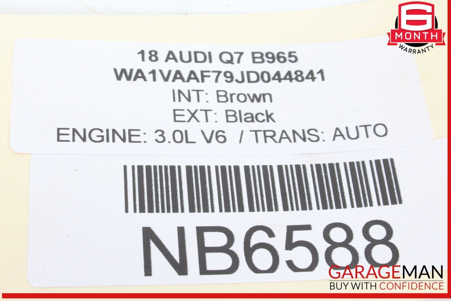 17-19 Audi Q7 Engine Left Driver Side EGR Combination Combi Valve 06E131101M OEM