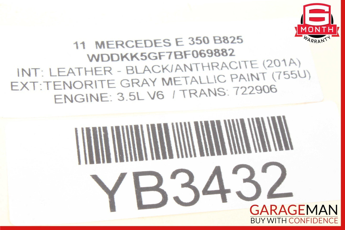 08-18 Mercedes W212 E350 Rear Left or Right Side Lower Thrust Control Arm OEM