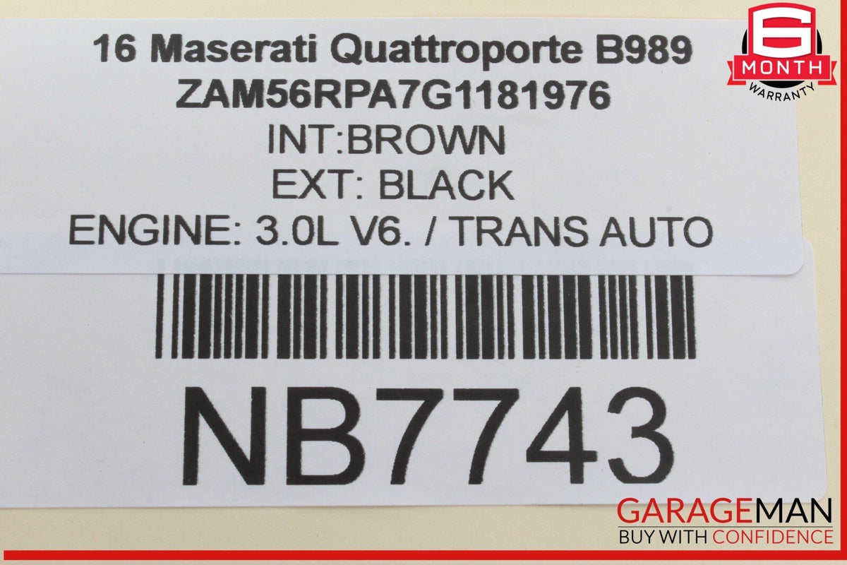 14-17 Maserati Quattroporte Dash Dashboard Instrument Panel Analog Clock OEM