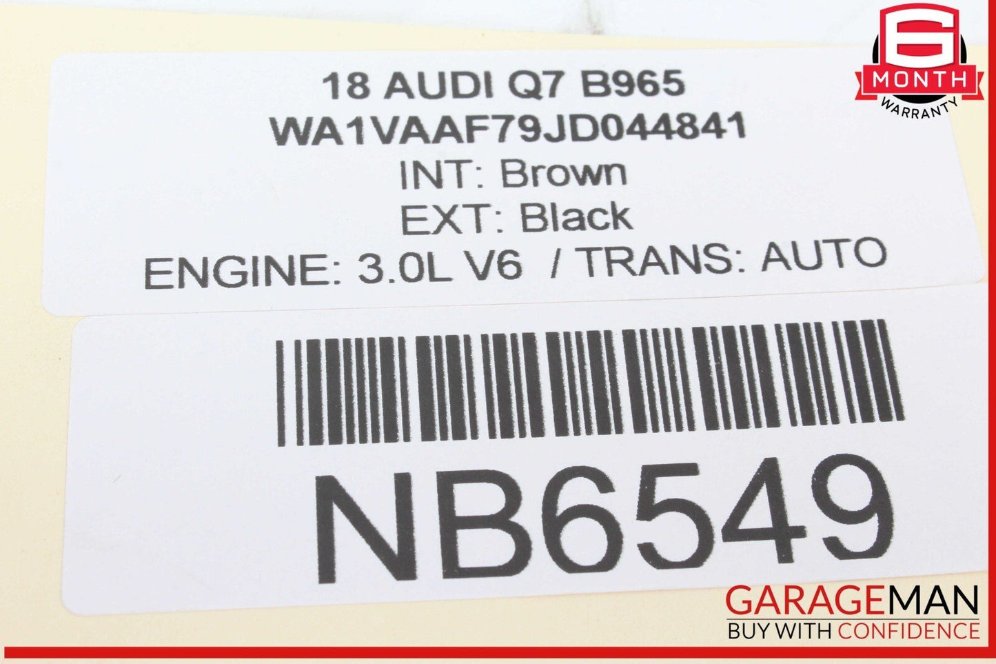 17-24 Audi Q7 Power Brake Booster Master Cylinder 4M0612103N OEM