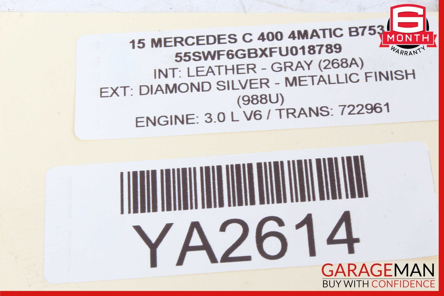 15-18 Mercedes W205 C400 C350e Rear Trunk SAM Control Module Unit