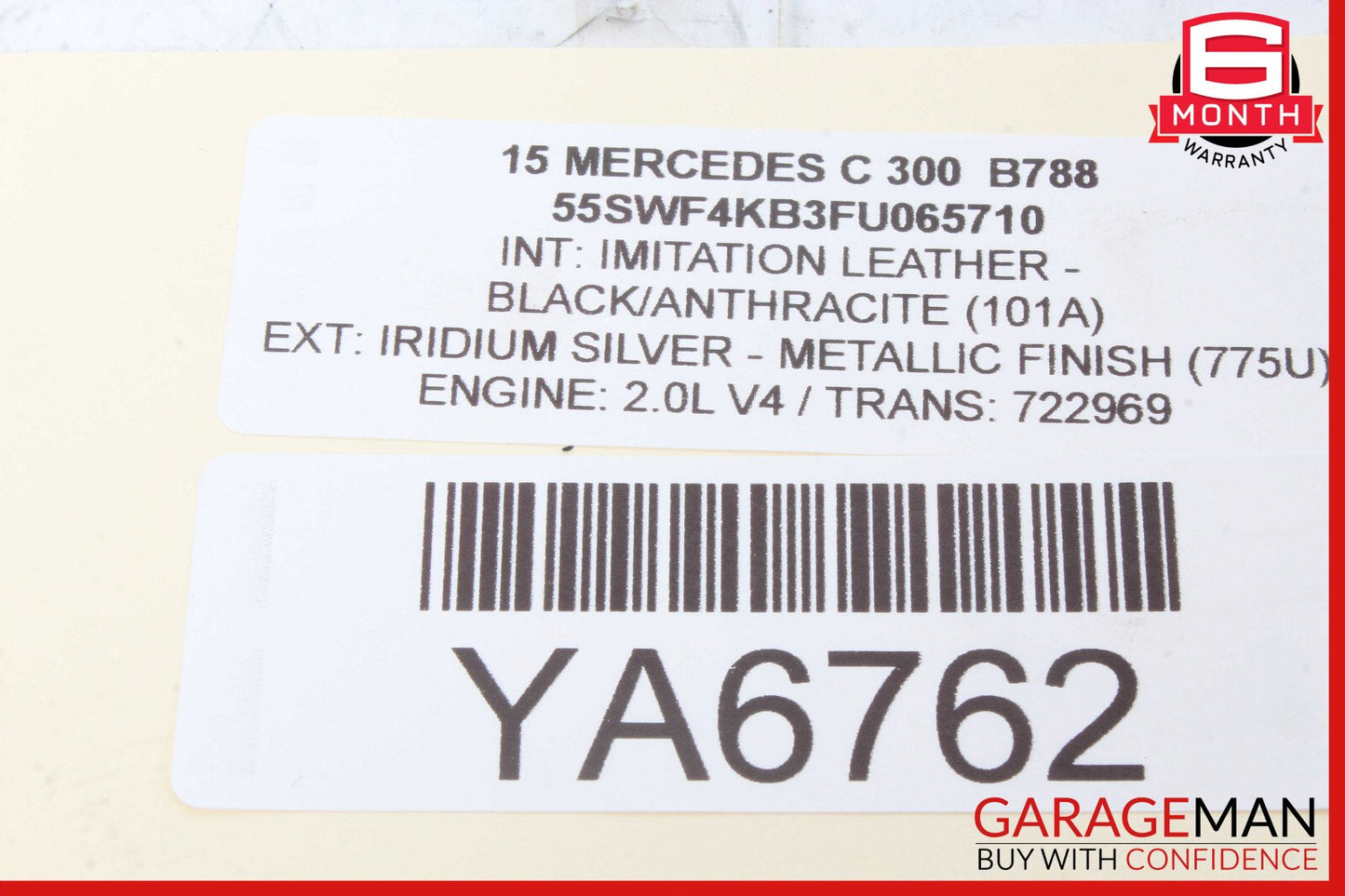 15-20 Mercedes W205 C300 Front Dashboard Inlet Air AC A/C Vent Grille OEM