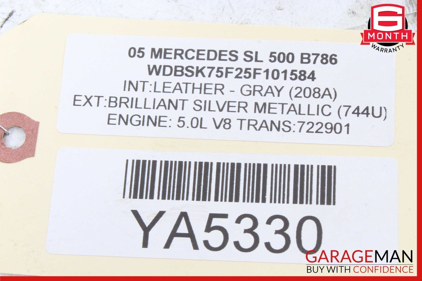 03-12 Mercedes R230 SL550 SL500 Rear Left or Right Suspension Upper Control Arm