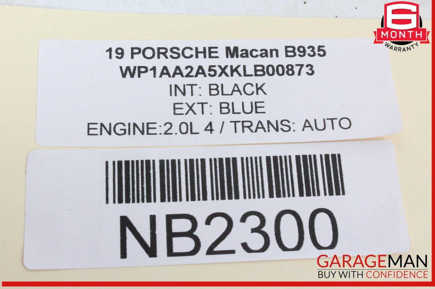 15-24 Porsche Macan 95B Rear Right Passenger Door Lock Latch Actuator OEM