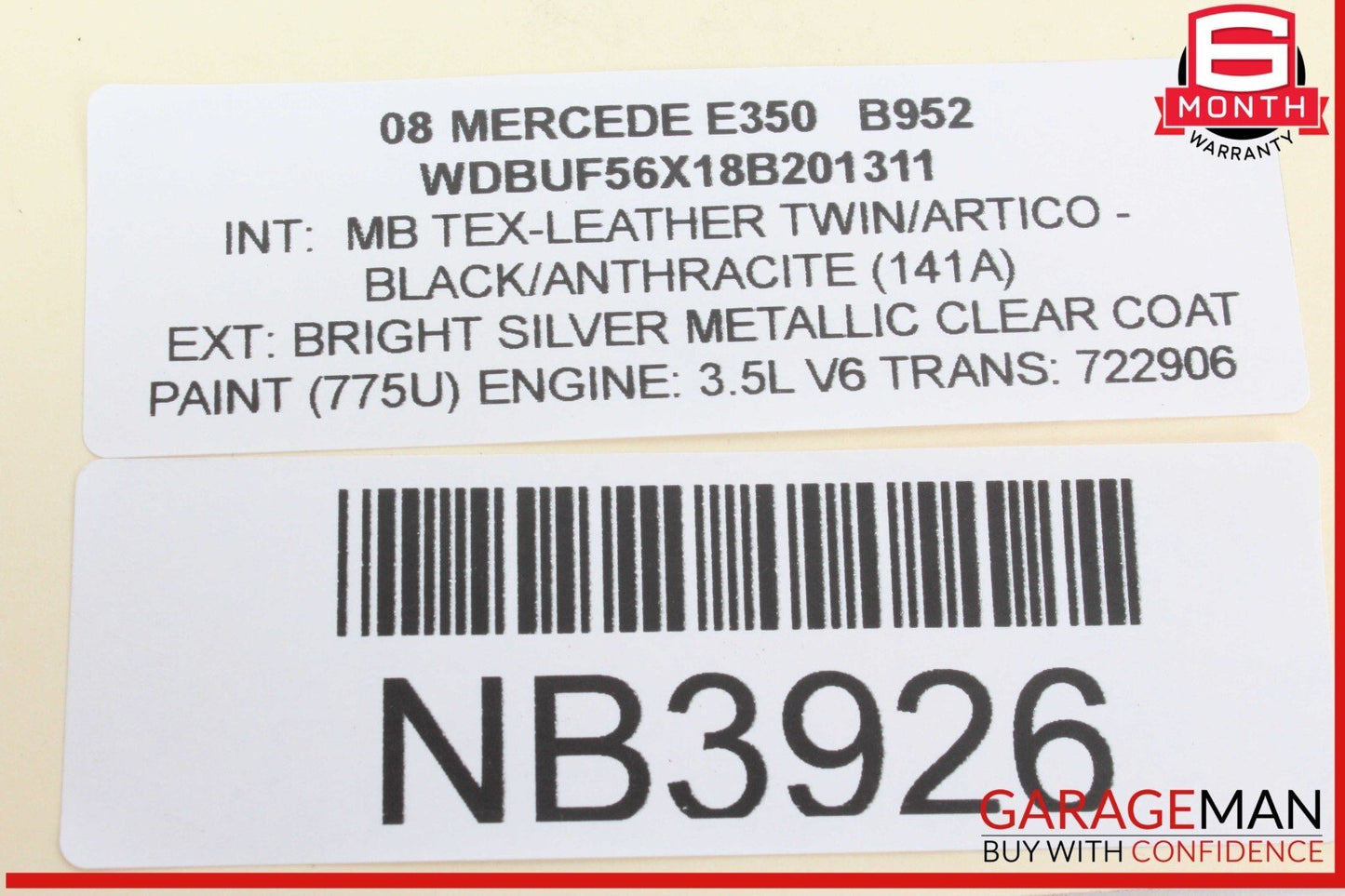 03-11 Mercedes W211 E350 CLS550 Rear AC Climate Control Switch Vent Trim OEM