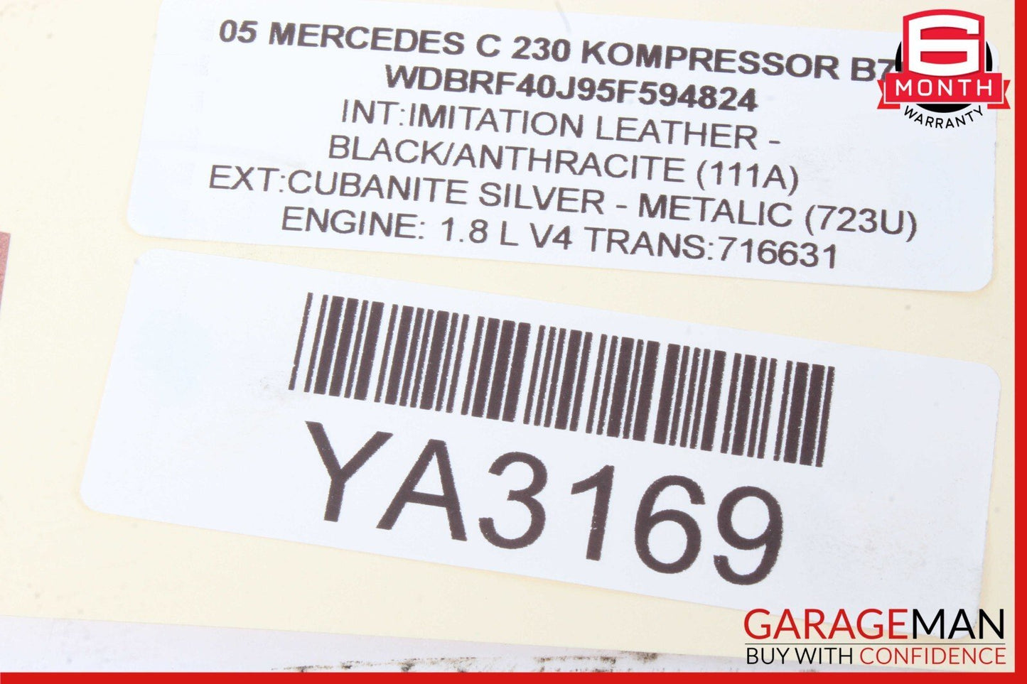 01-07 Mercedes W203 C230 C240 C55 AMG Front Right Door Control Module Unit