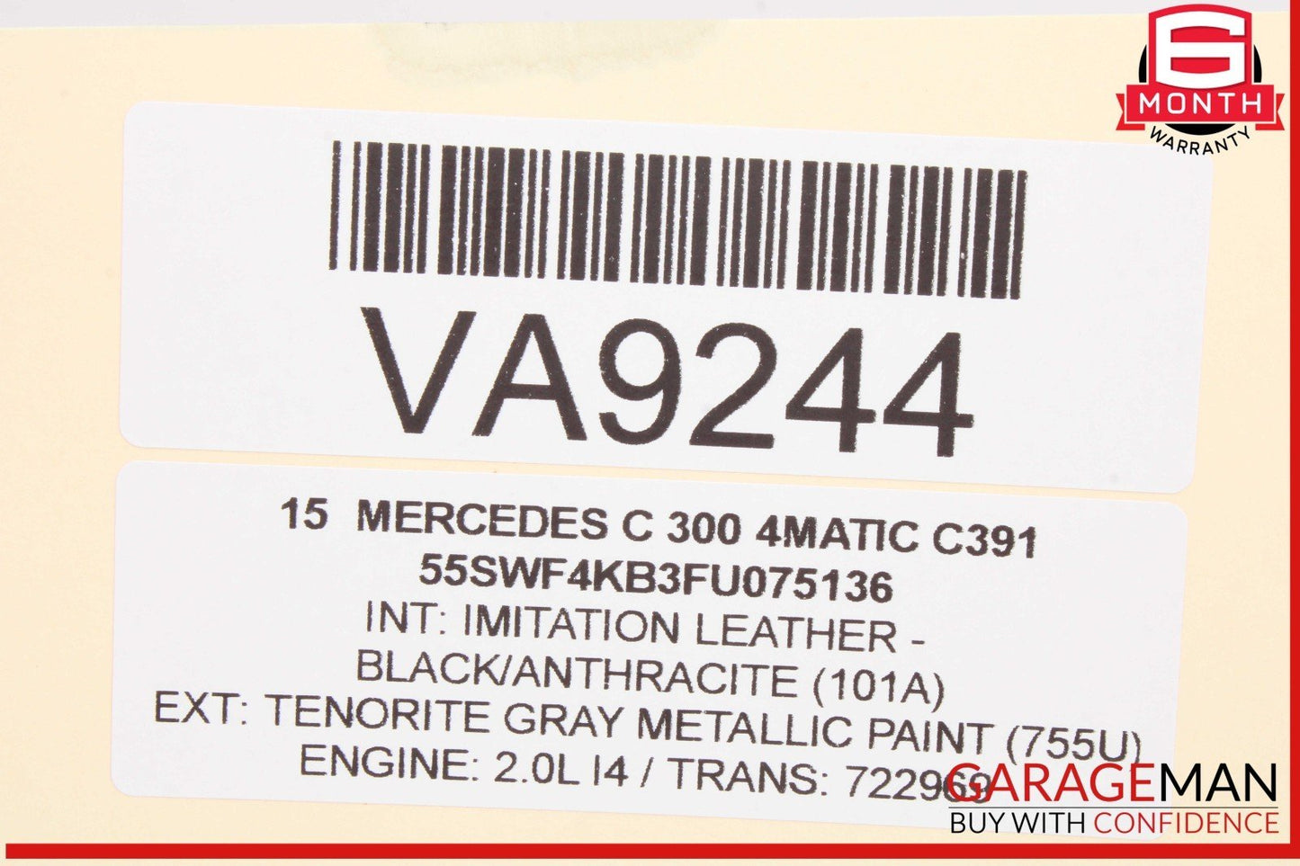 15-20 Mercedes W205 C300 4MATIC Front Left Driver Side Seat Control Switch OEM