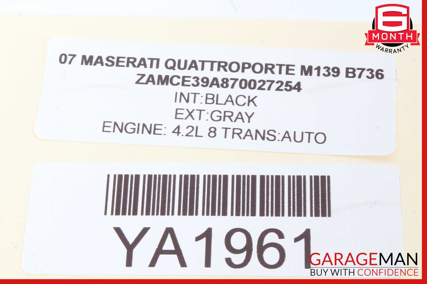 03-08 Maserati Quattroporte Dashboard Dash Control Switch Panel OEM