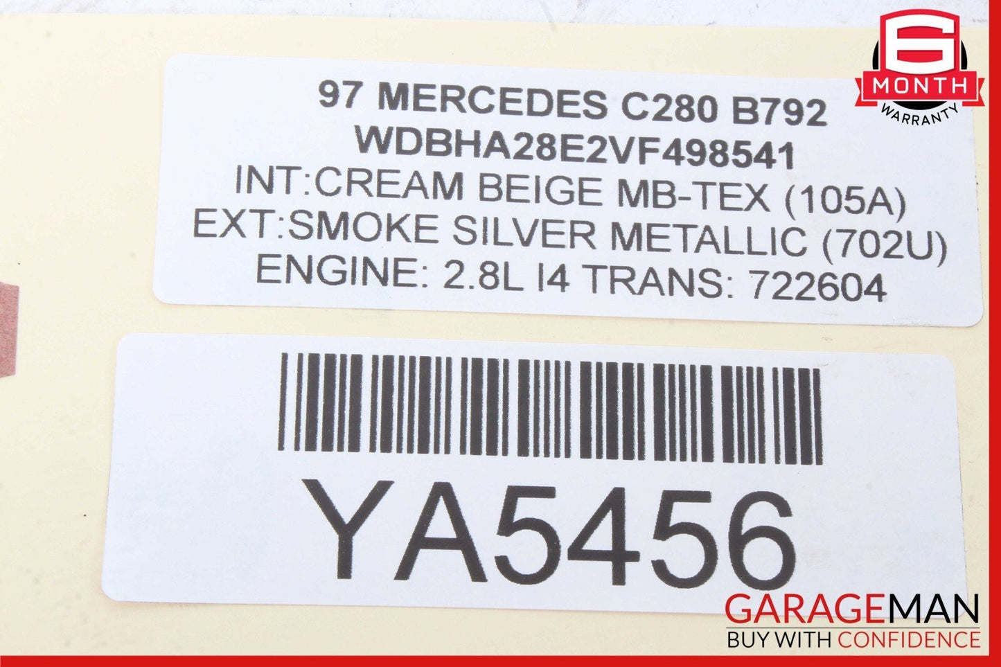 97-08 Mercedes W202 C280 SLK230 Rear Left or Right Side Tie Rod Control Arm OEM