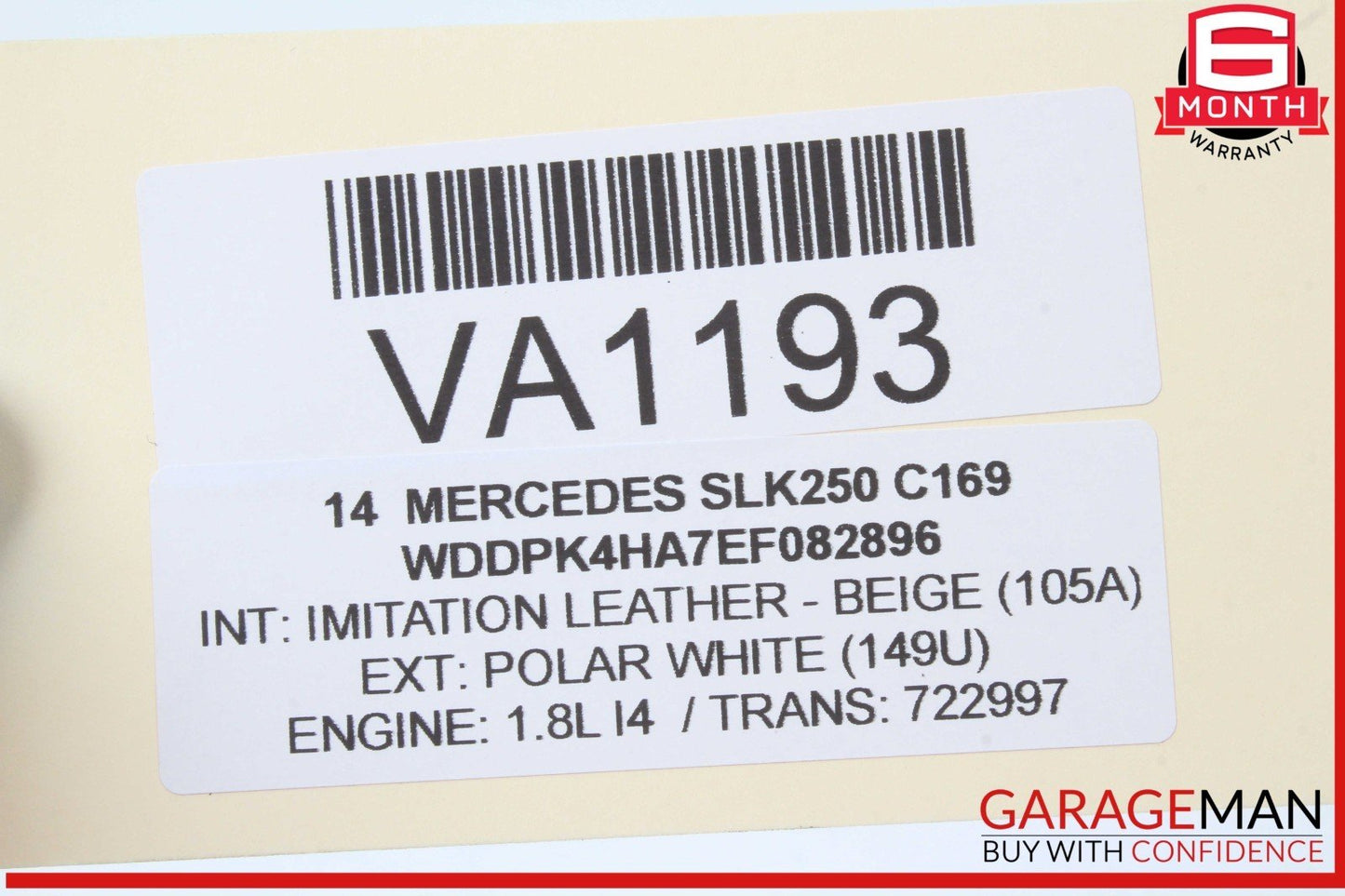 12-20 Mercedes R172 SLK250 ML350 Parking Brake Release Handle 2469050451 OEM