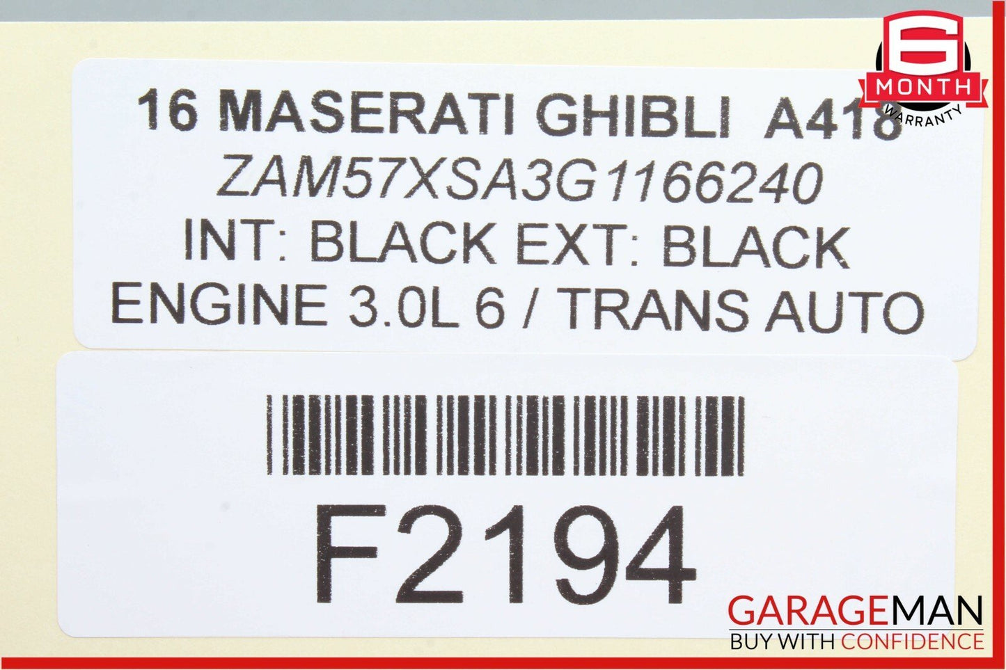 14-17 Maserati Ghibli Front Dash Center Speaker Grille Cover Black OEM