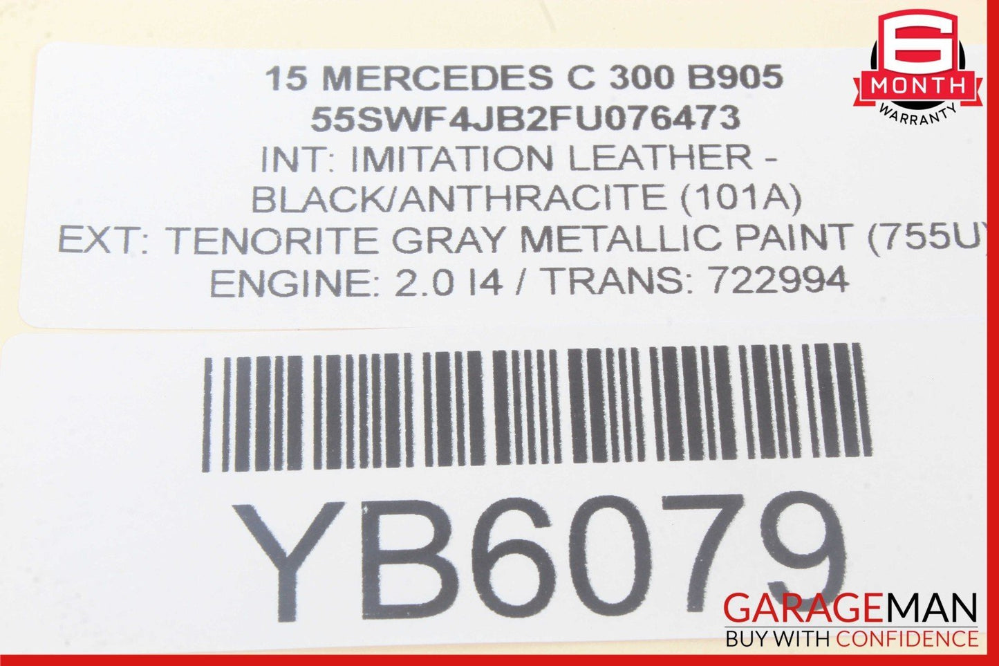 15-18 Mercedes W205 C300 C400 C350e Rear Trunk SAM Control Module Unit OEM