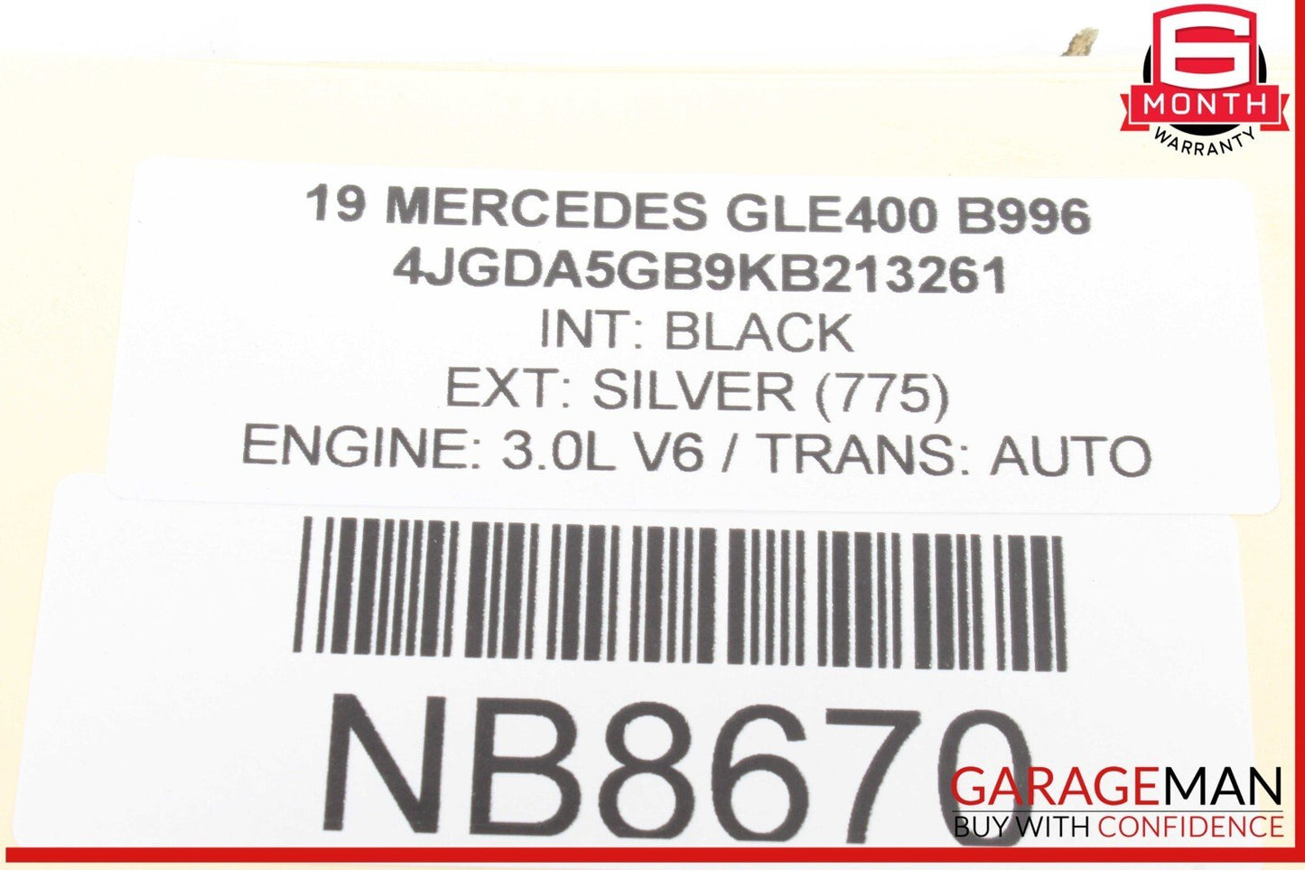 12-19 Mercedes W166 GLE400 GL550 Rear Left Side Upper Lateral Control Arm OEM