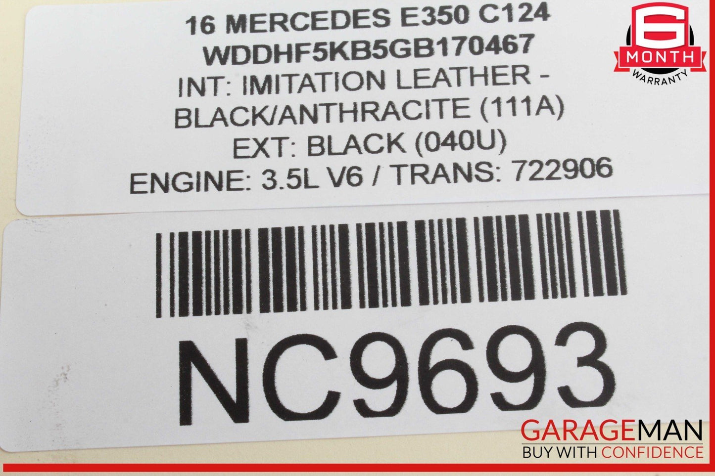 14-18 Mercedes W212 E350 CLS550 Power Brake Booster Master Cylinder w/ Reservoir