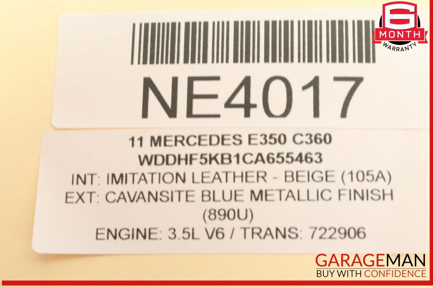 08-16 Mercedes W212 E350 C300 C350 Left or Right Engine Mount 2042400917 OEM