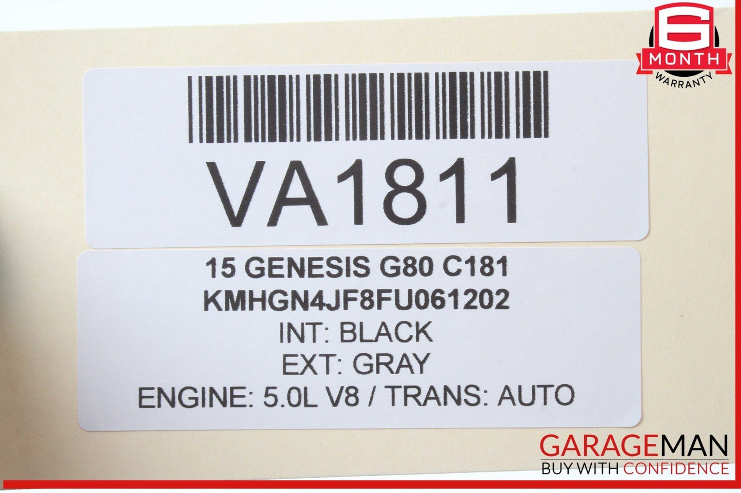 15-17 Hyundai Genesis G80 5.0L Right Passenger Side Engine Motor Mount OEM