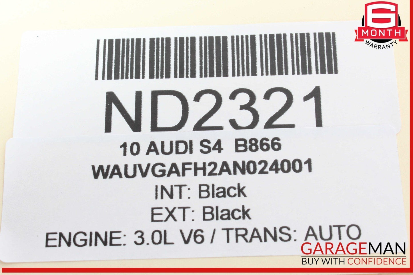 09-16 Audi S4 Left Driver Side Engine Exhaust Manifold 03H253032A OEM
