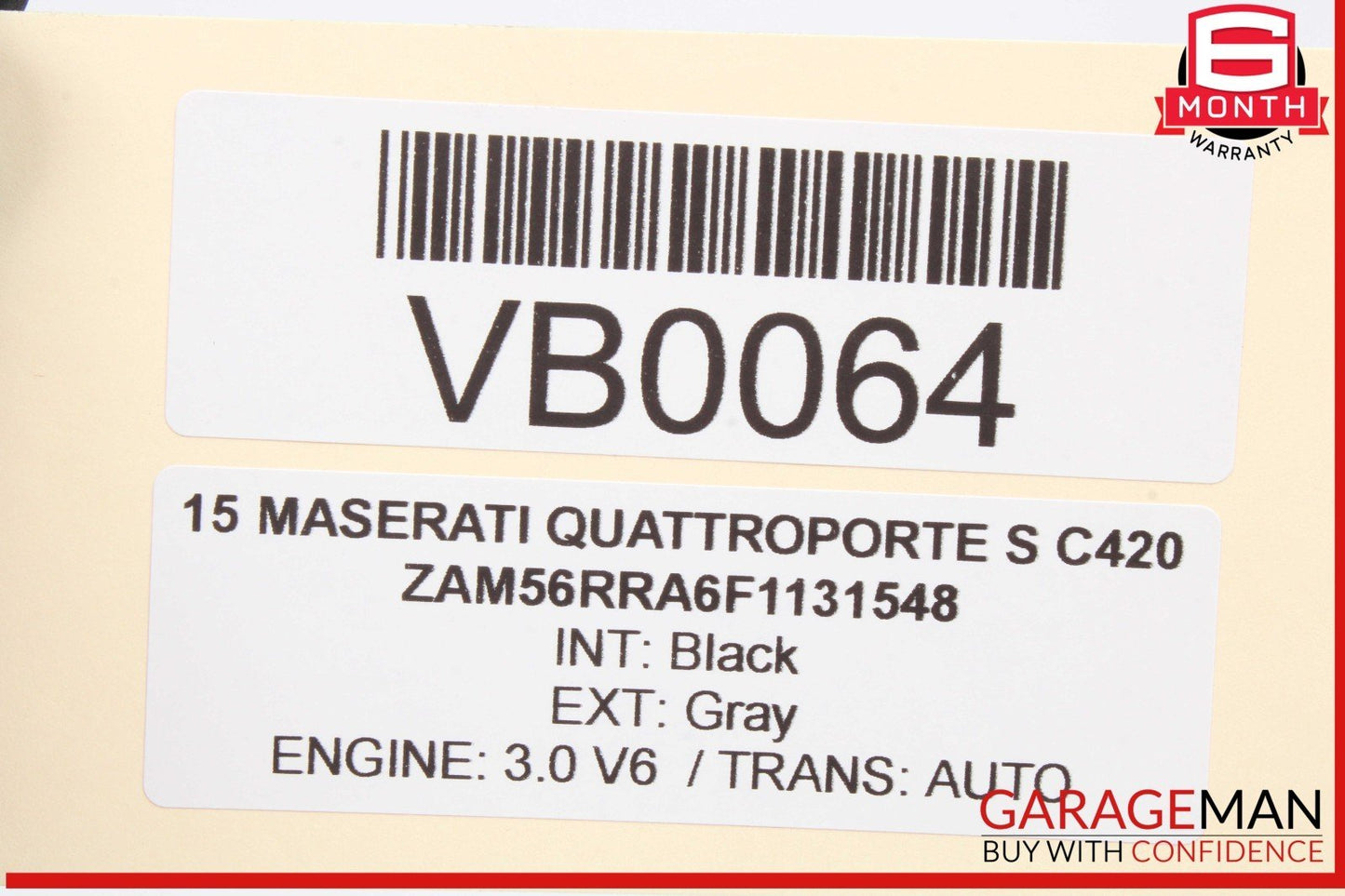 14-17 Maserati Quattroporte S Front Right Side Door Lock Latch Actuator OEM
