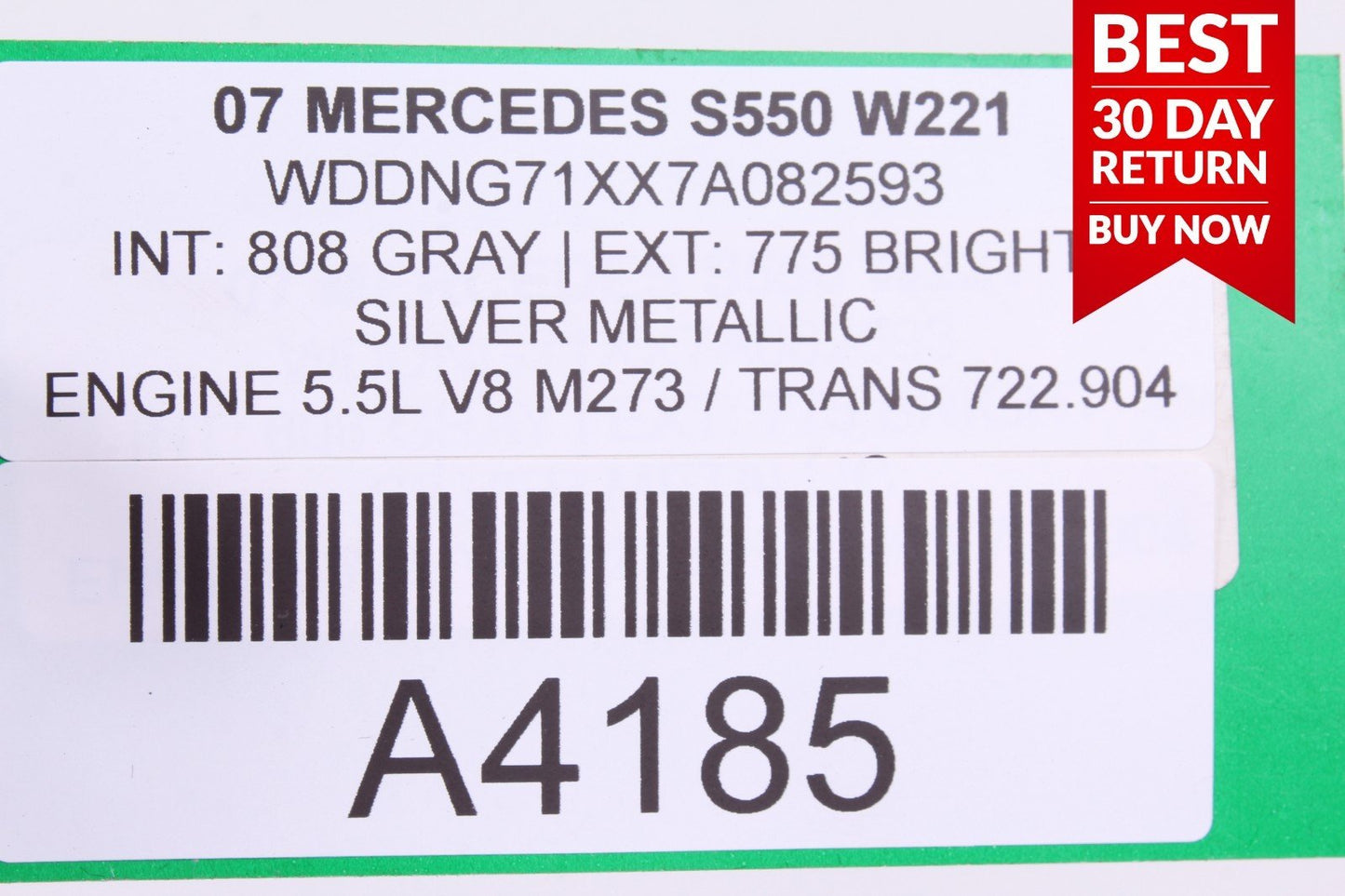 07-13 MERCEDES W221 S550 REAR LEFT DRIVER SIDE SEAT SWITCH CONTROL MODULE OEM