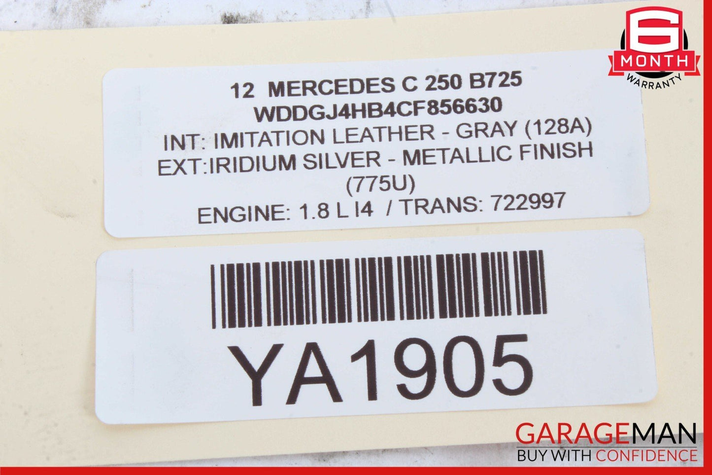 08-17 Mercedes W204 C250 E350 Rear Right / Left Side Upper Control Arm RWD OEM